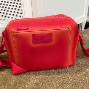Dagne Dover Vibrant Red-Orange Crossbody Bag